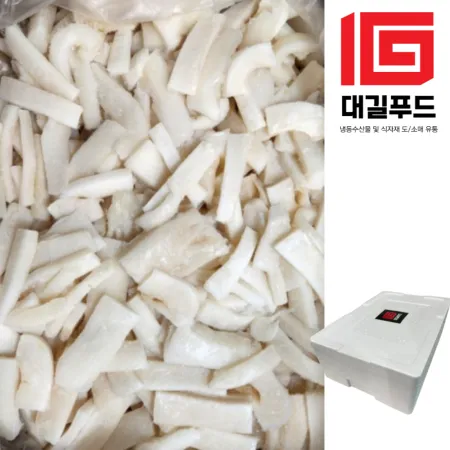 대왕오징어채 (몸채) 4kg 냉동오징어 손질오징어