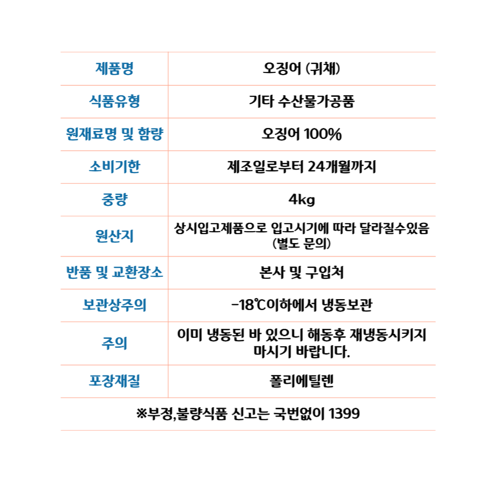 상품정보제공고시