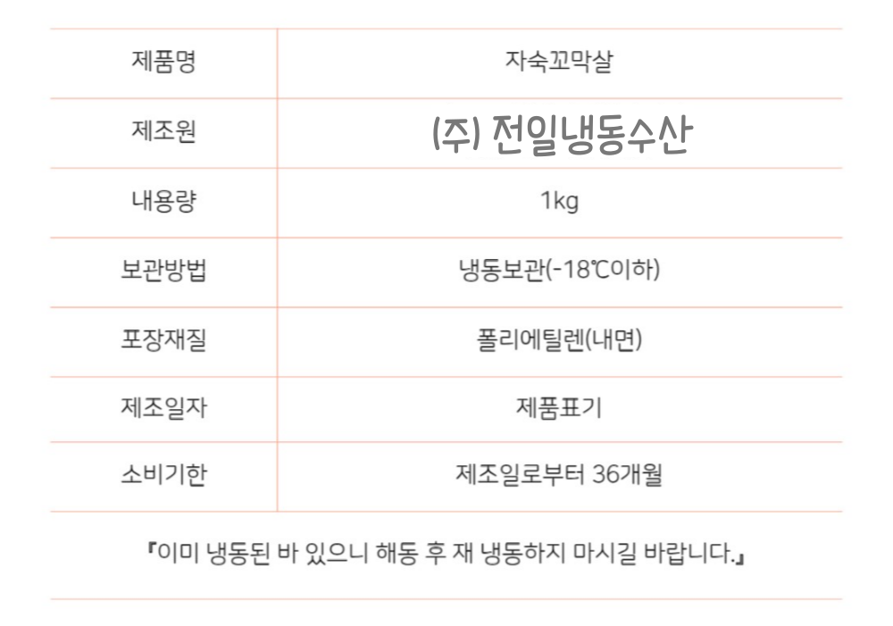 상품정보제공고시