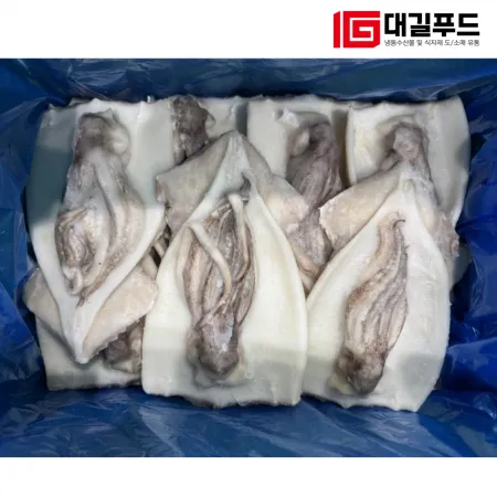 할복오징어 냉동 손질오징어 4kg 16-20미