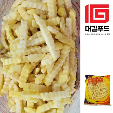 크링클컷감자튀김 프렌치프라이 2kg