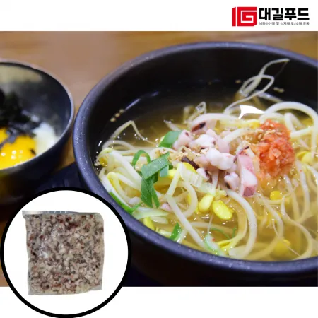 냉동 오징어 다짐 1kg 오징어 다이스 손질오징어 업소용