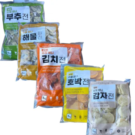 냉동 감자전 1kg 업소용 급식용 감자부침개 냉동전