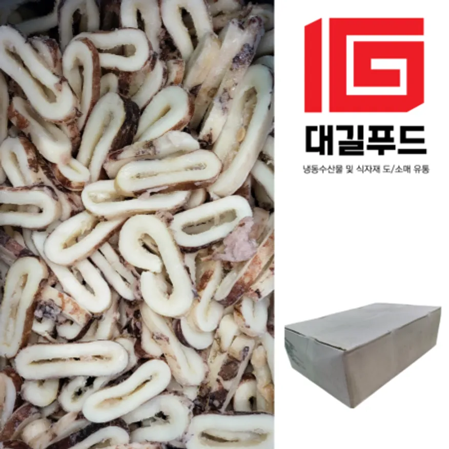 냉동 오징어링 4kg 튀김용오징어 오징어채 이미지