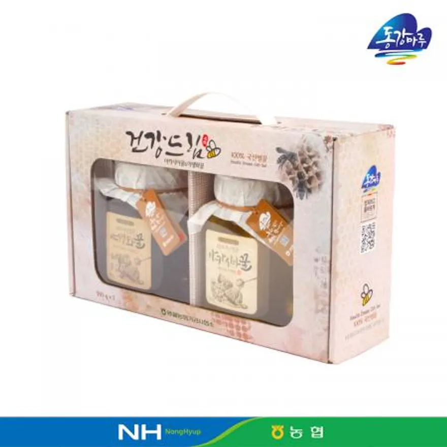 영월농협 동강마루 건강드림세트(아카시아꿀550g+야생화꿀550g) 이미지