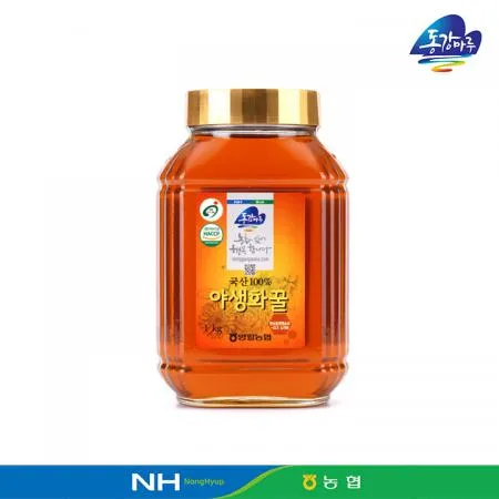 영월농협 동강마루 야생화 벌꿀 1kg(유리병)