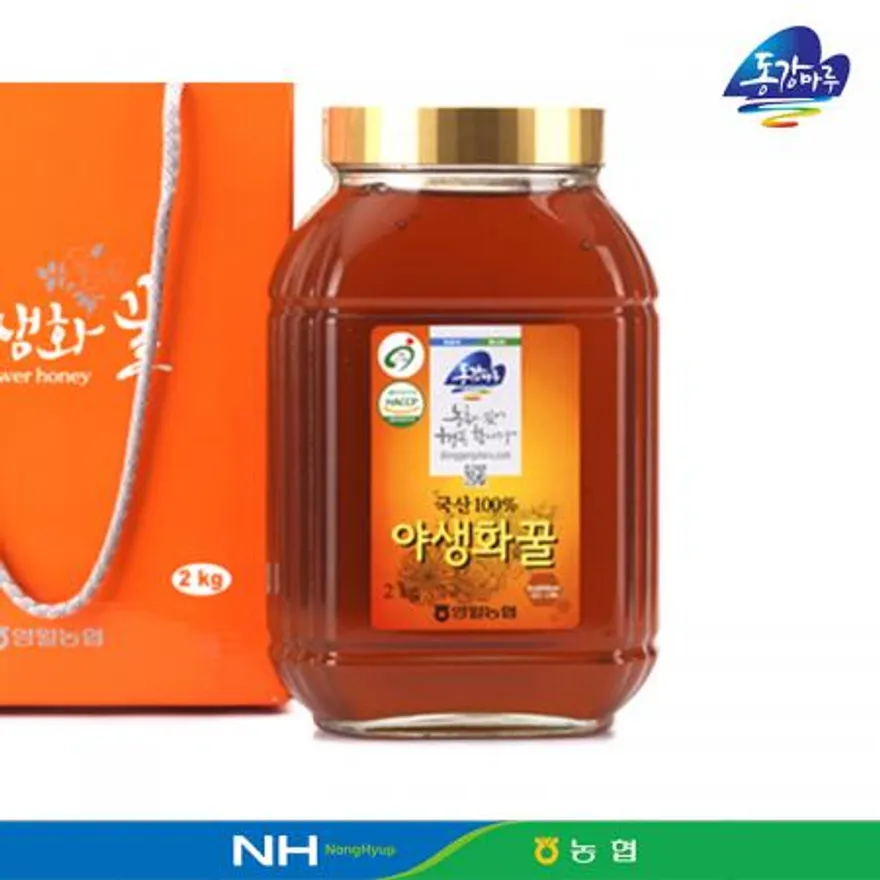 영월농협 동강마루 야생화 벌꿀 2kg(손잡이박스) 이미지