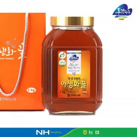 영월농협 동강마루 야생화 벌꿀 2kg(손잡이박스)