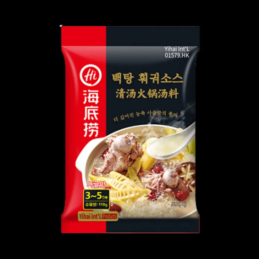 하이디라오 백탕 청탕 훠궈 소스 재료 만들기 110g 이미지