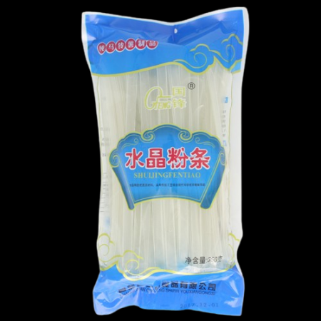 중국당면 넓적 납작 넙적 수정당면 넓은면 350g  콴펀 마라탕 훠궈 재료 사리 이미지