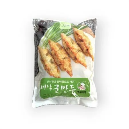 자만두 1.4kg (바삭 군만두) 만두박사 준푸드 1ea 이미지