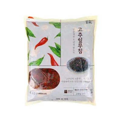 (반찬단지)양념고추잎무침 4kg