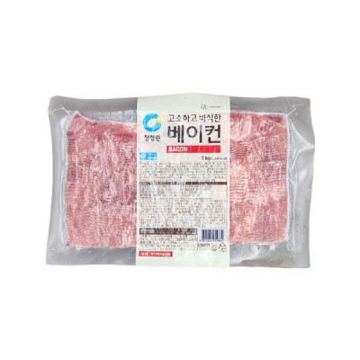 (청정원)베이컨(냉동) 1kg