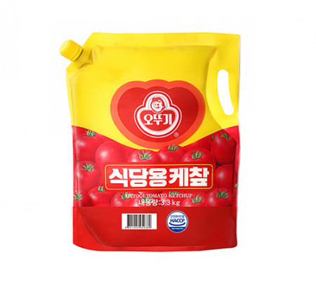 ★박스구매 특가★ (오뚜기)토마토케찹(스파우트팩) 3.3kg