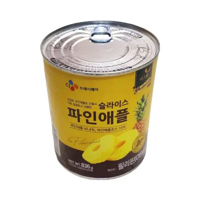 (이츠웰)프리미엄파인애플슬라이스 836g