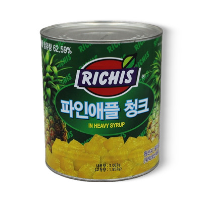 (리치스)파인애플(청크) 3062g