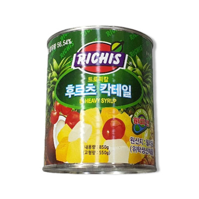 (리치스)후르츠칵테일 850g