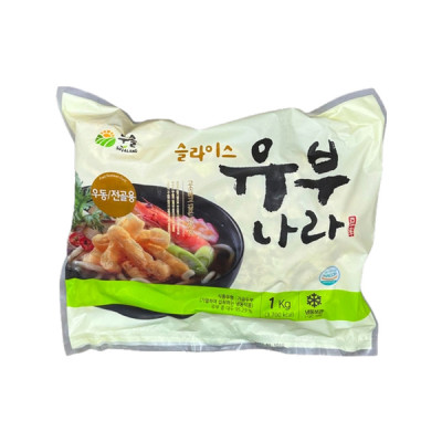 (두솔)슬라이스유부(냉동) 1kg