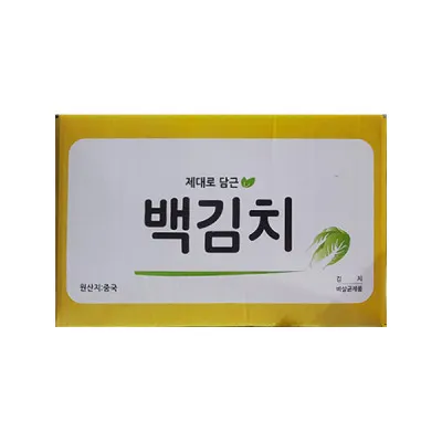 (제대로)백김치(중국산) 10kg