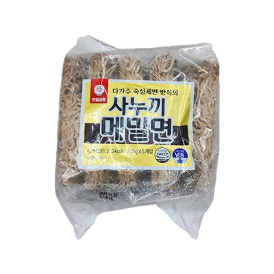 (천일)사누끼메밀면(냉동) 250g*5입