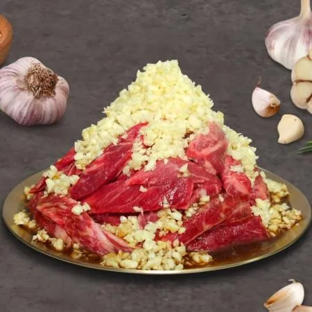 [꿀맛보장] 양념 소갈비살 마늘양념 1kg