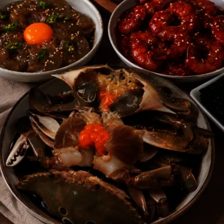 [야무진식탁]암꽃게장2kg+깐새우장800g(양념+간장)