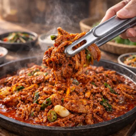 [HACCP인증] 국내산 오리 고추장 주물럭 불고기 1kg