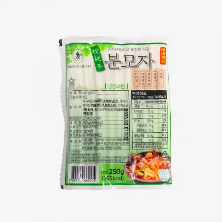 [다원식품] 탱글 일자분모자 250g (6줄)
