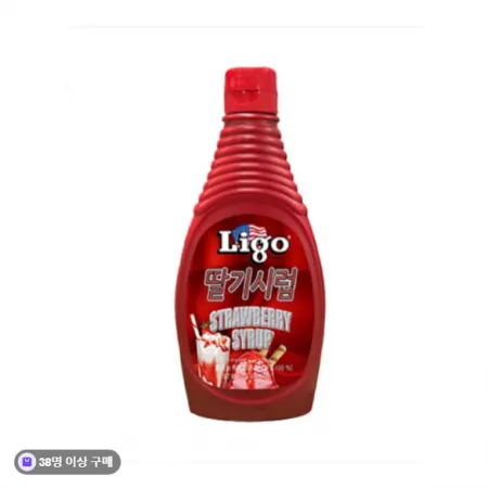 리고 딸기시럽585g 이미지