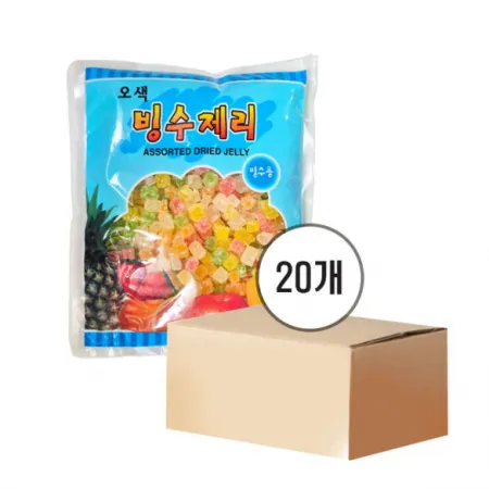 명성제과 오색빙수제리400g*20봉