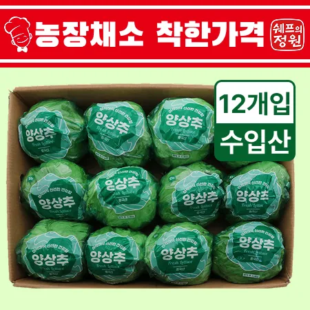 ❤️양상추 수입산 (12입/BOX)❤️