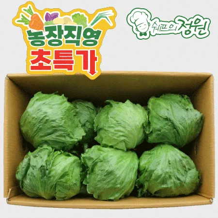 ❤️양상추 벌크 국산-포장아님 (12통/BOX)❤️