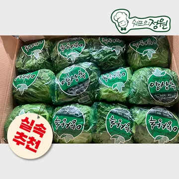 ★산지특가★ 양상추 국내산 개별포장 (12EA/BOX) 원산지 강원
