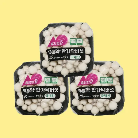 ⭐️흰색 만가닥버섯(150g x 3팩)⭐️