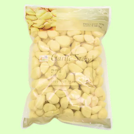 마늘 깐마늘 중 국산 지퍼백 (1kg/봉)