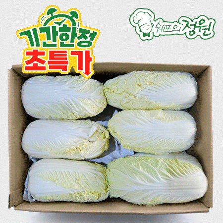 ❤️알배기배추 쌈배추 (상품 6kg 12통) 국내산❤️