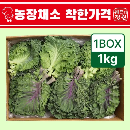 ❤️로즈잎 로즈혼합 케일(1kg/BOX)❤️