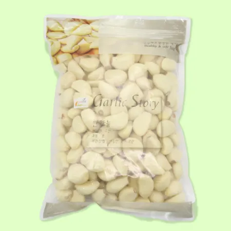 마늘 깐마늘 대 국산 지퍼백 (1kg/봉)