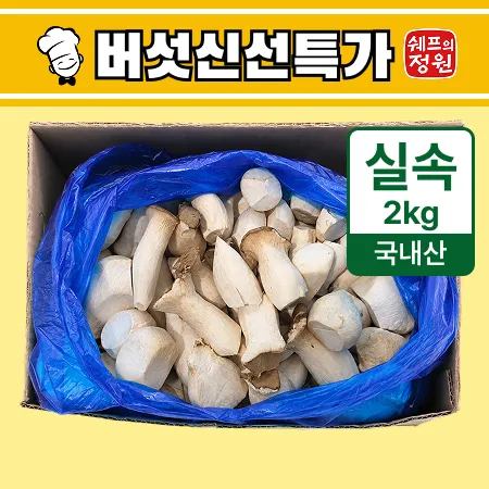 ❤️한정수량 새송이버섯 (중품, 실속 2kg) ❤️