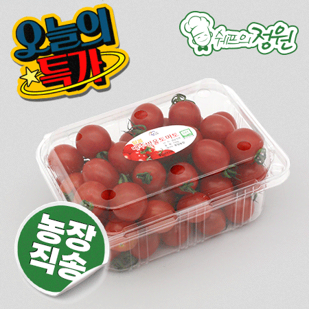 ★쉐프의정원★ 대추방울토마토 빨강 (2호/750g X 1팩)