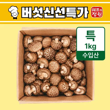 ⭐️표고버섯(특, 수입산) 1kg⭐️