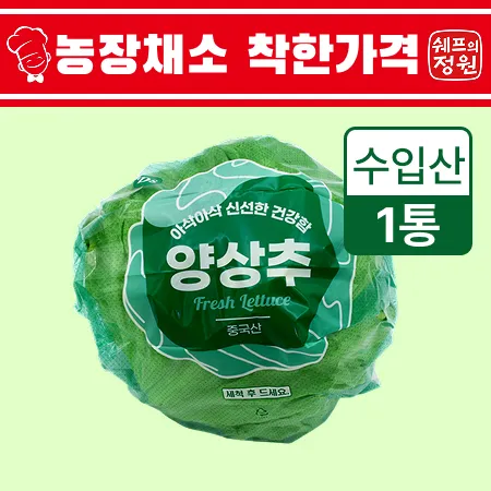 ⭐️양상추 수입산 (1통/EA)⭐️