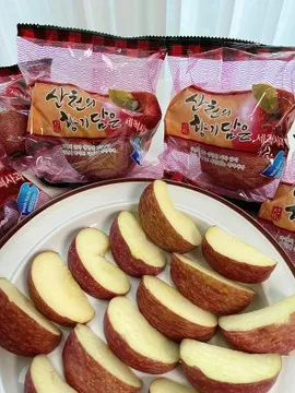 간편하게 껍질째 바로 먹는 달콤한 경북 세척사과 가정용