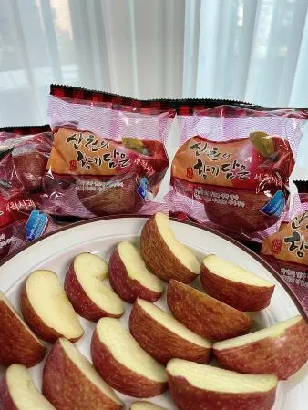 간편하게 껍질째 바로 먹는 달콤한 경북 세척사과 가정용 이미지