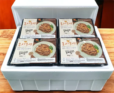 홍시숙성 한돈 양념  LA갈비 3kg (업소용)