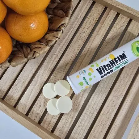 무카페인 무설탕 독일산 발포비타민 비타하임 항산화 비타민C 레몬맛 20정