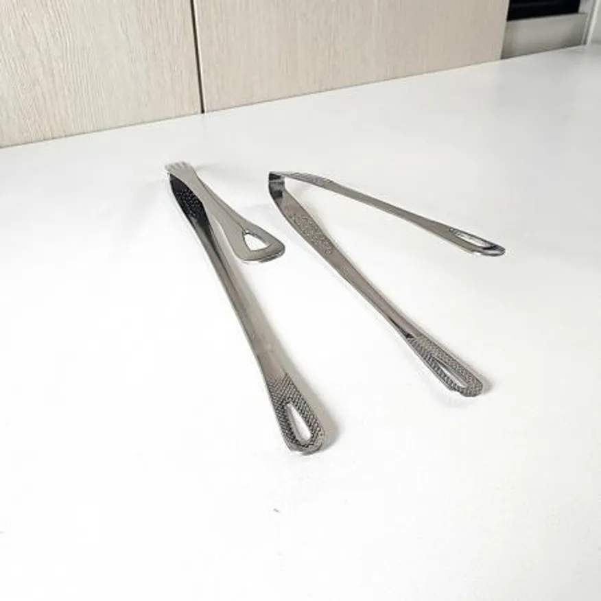 304 스테인레스 캠핑 바베큐 고기집게 먹방핀셋 요리집게-대 28cm 이미지