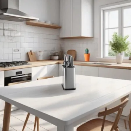 304 스텐 직사각 모던 주방 칼세트 7종 식도세트 이미지