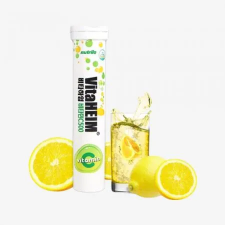 무카페인 무설탕 독일산 발포비타민 비타하임 항산화 비타민C 레몬맛 20정 이미지