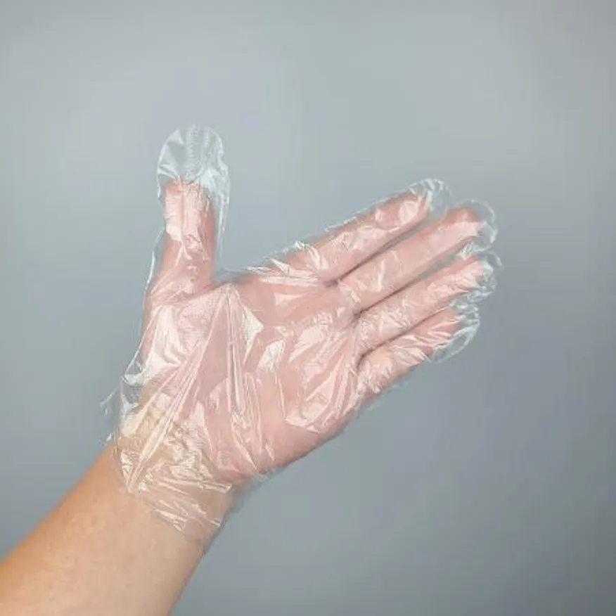 티슈처럼 쉽게 뽑아서 사용하는 일회용 비닐장갑 위생장갑 200매 이미지